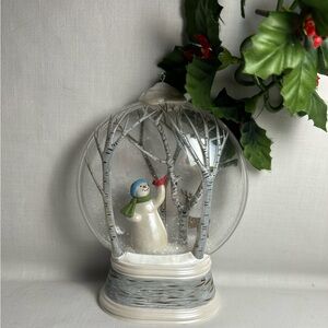 Snowman Snow Globe Ornament